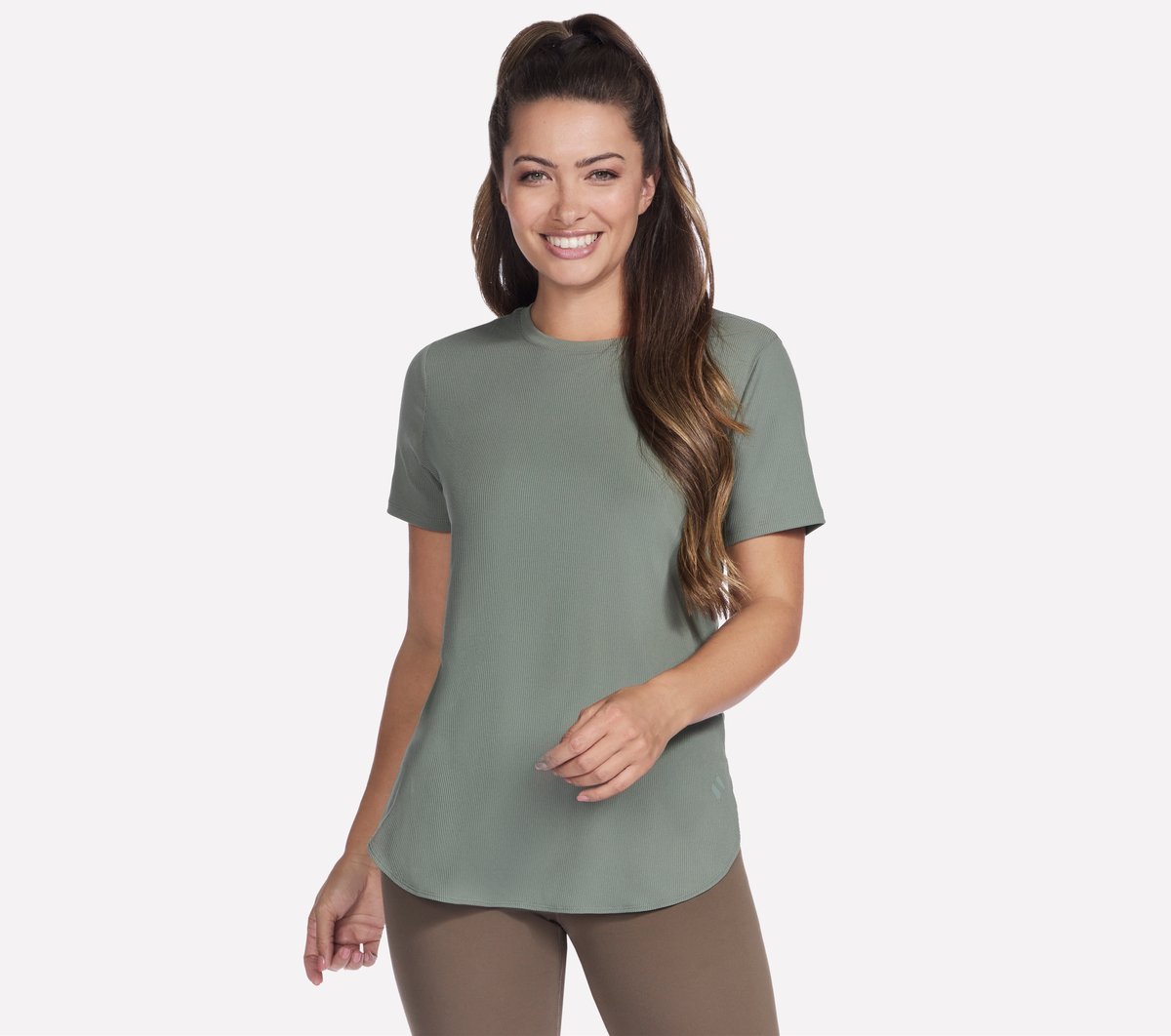GO WALK Luxe Rib Tunic Tee / Skechers Women