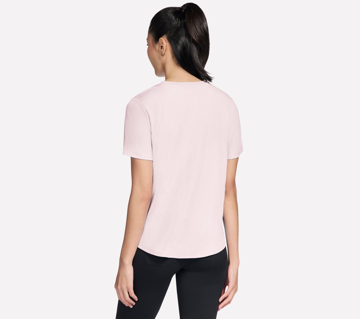 GO WALK Luxe Rib Tee / Skechers Women