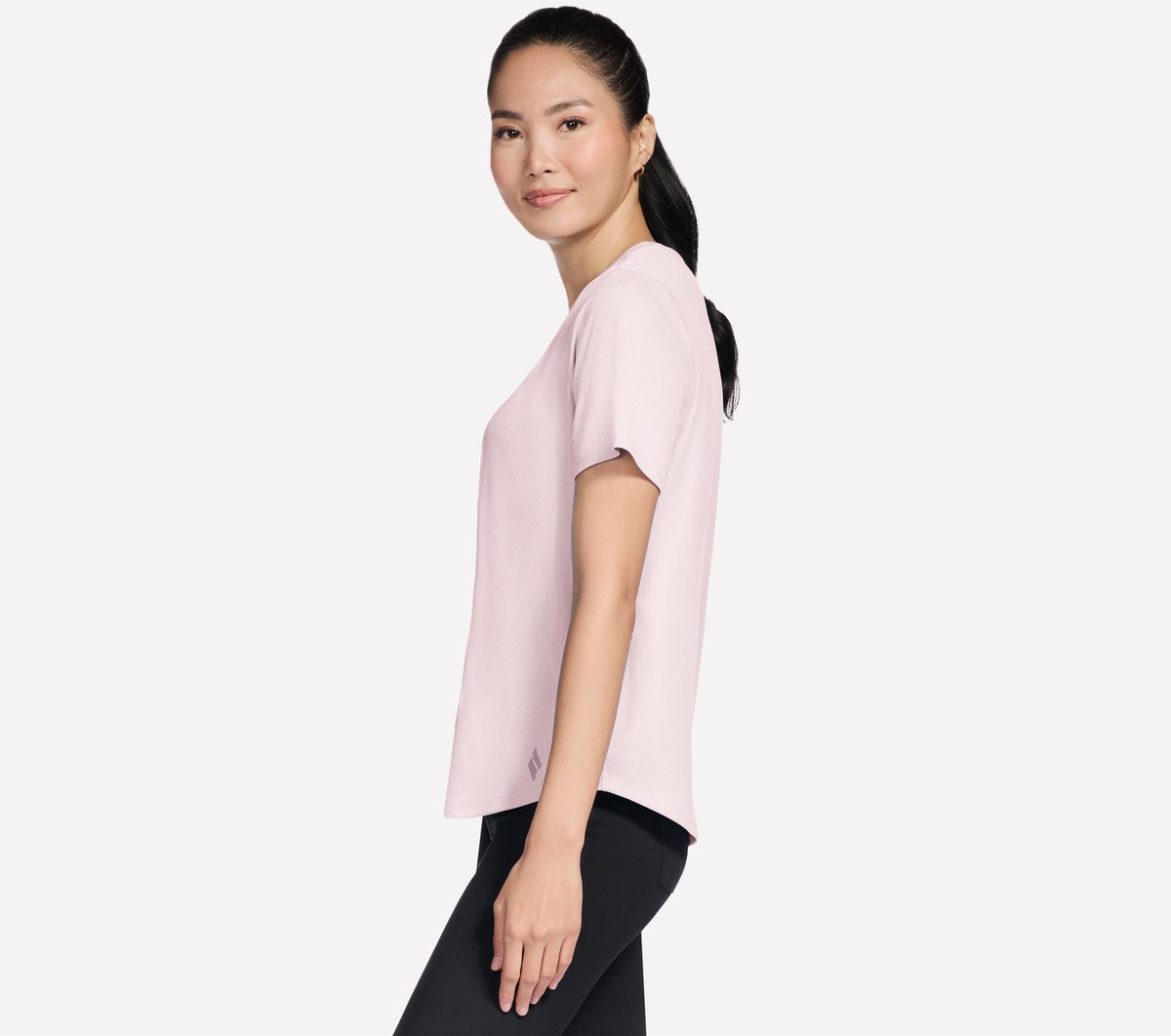 GO WALK Luxe Rib Tee / Skechers Women