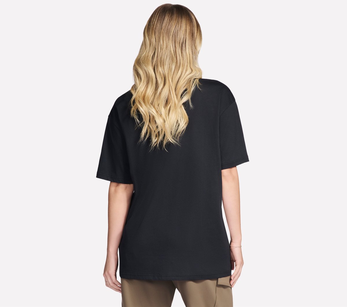 Gold Splatter Diamond Short Sleeve Tee / Skechers Women