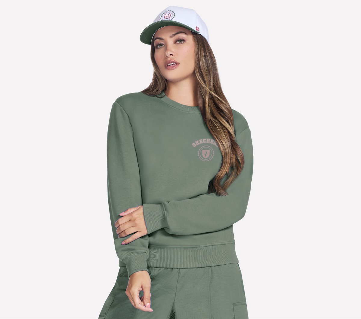 Collegiate Crest Crewneck / Skechers Women