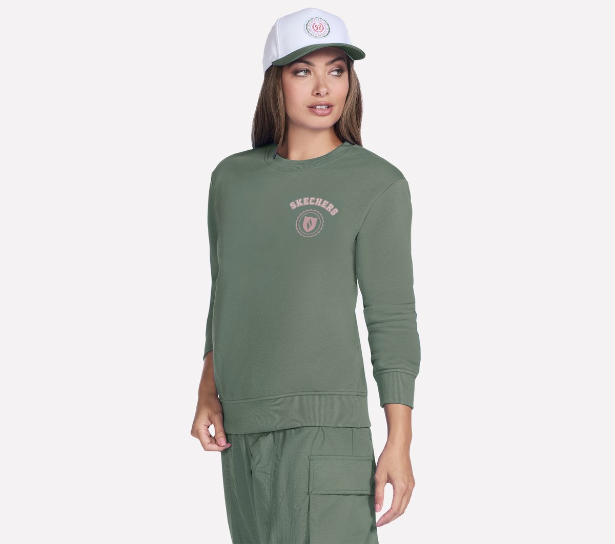 Collegiate Crest Crewneck / Skechers Women