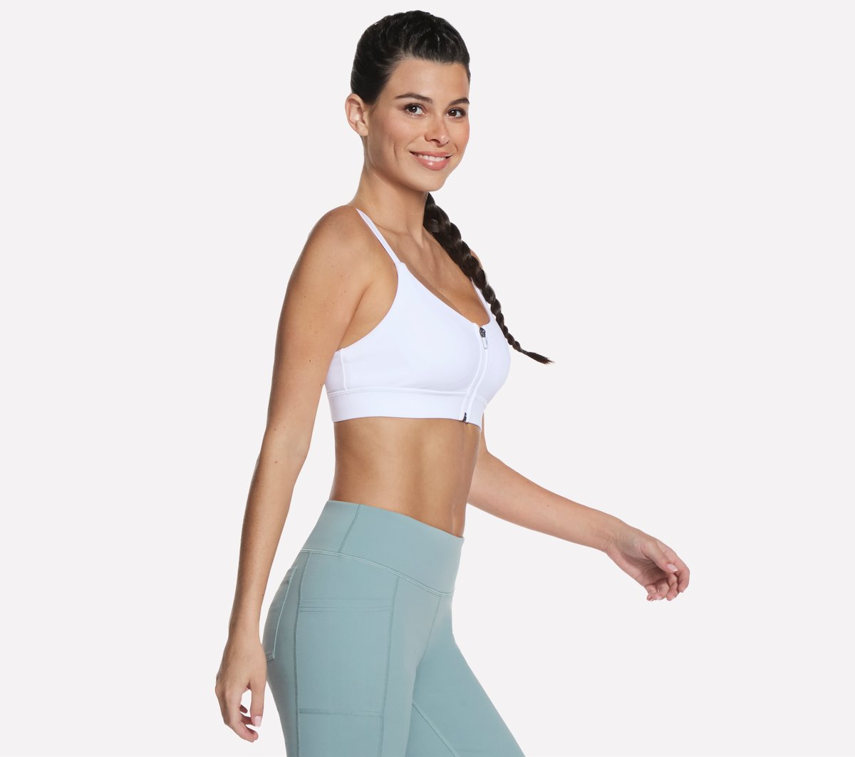 GO WALK Evolution Zip Front Bra / Skechers Women