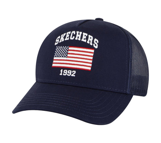 Accessories USA Flag Trucker Hat / Skechers Women|Men|Clothing