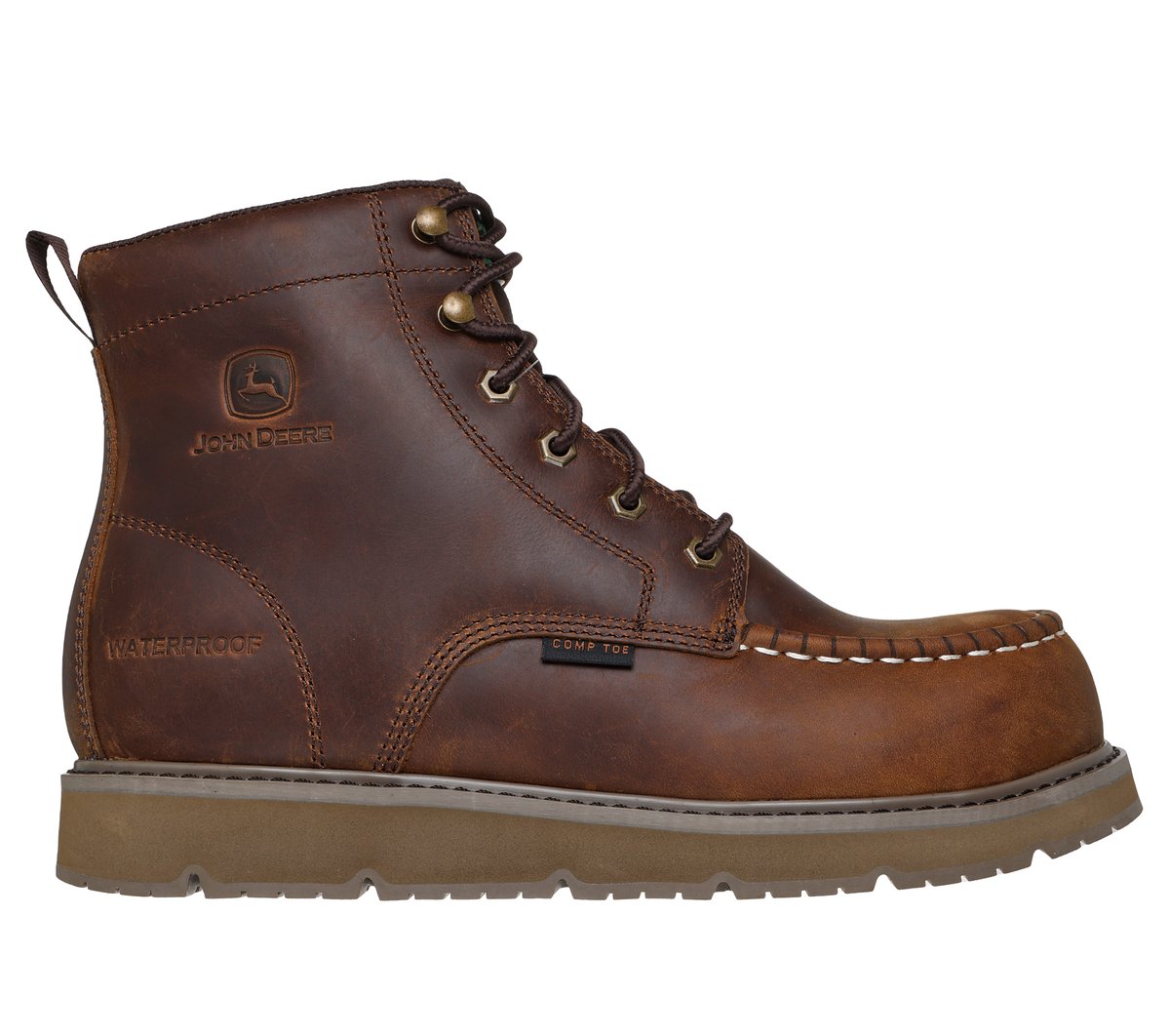 John Deere Waterproof: Flex-Wedge Ranger - Wild Yew / Skechers Men