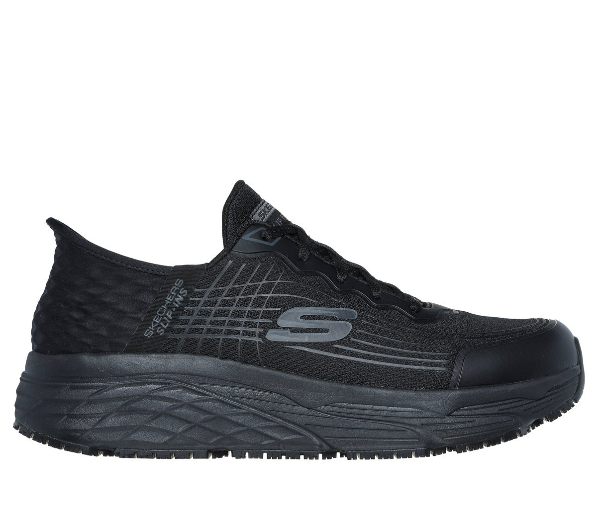 Slip-ins Work Slip-Resistant Relaxed Fit: Max Cushioning Elite - Remmal / Skechers Men
