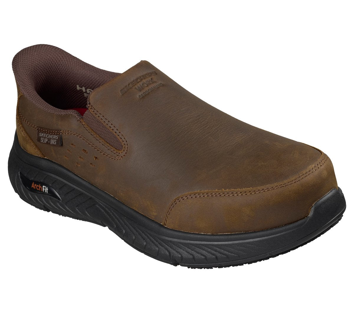 Slip-ins Work Slip-Resistant: Arch Fit Crosser / Skechers Men