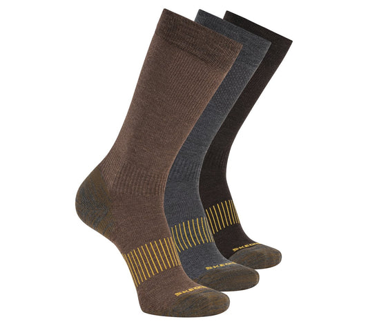Work: 3 Pack Men's Over Calf Compression Socks / Skechers Men|Clothing