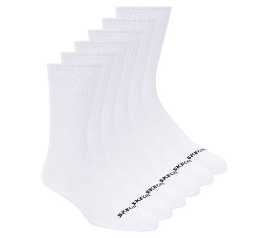 6 Pack Large Core Crew Socks / Skechers Men|Clothing