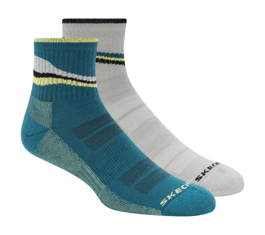 2 Pack Men's Quarter Trail Socks / Skechers Men|Clothing