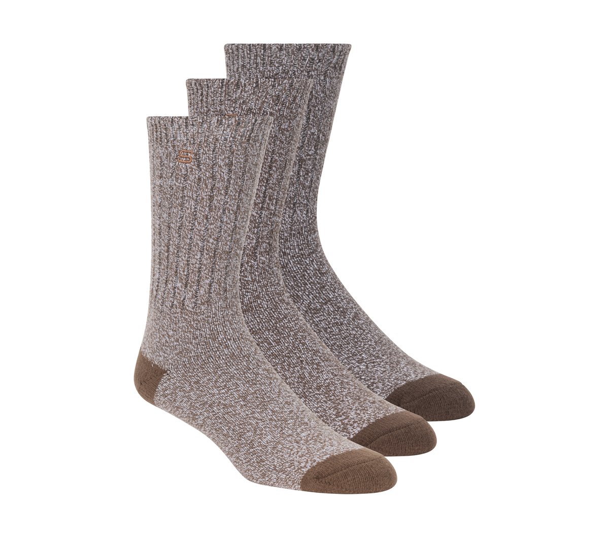 Super Soft Boot Crew Socks - 3 Pack / Skechers Men|Clothing