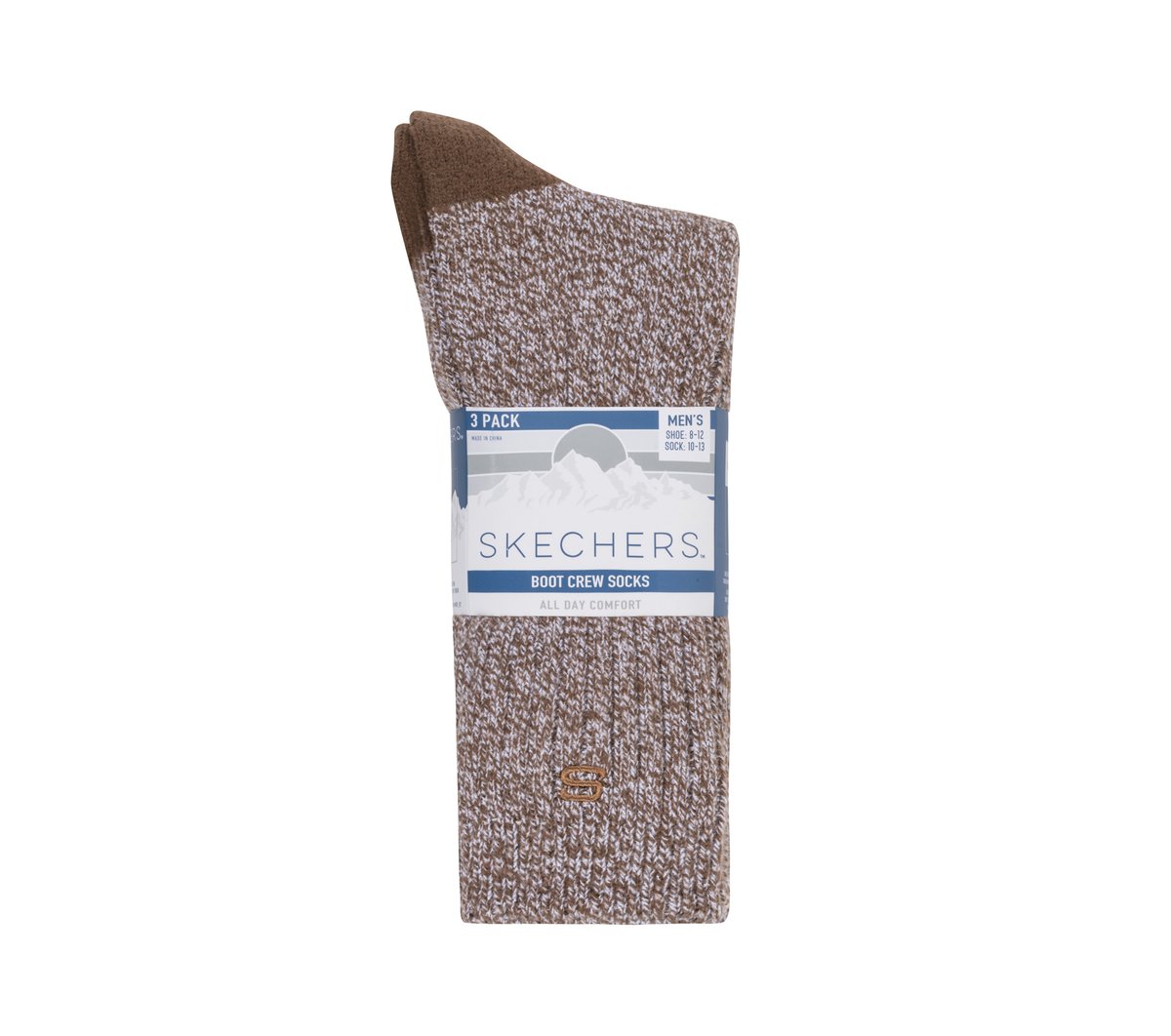 Super Soft Boot Crew Socks - 3 Pack / Skechers Men|Clothing