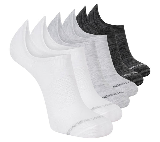 6 Pack Men's Sneaker Liner Socks / Skechers Men|Clothing