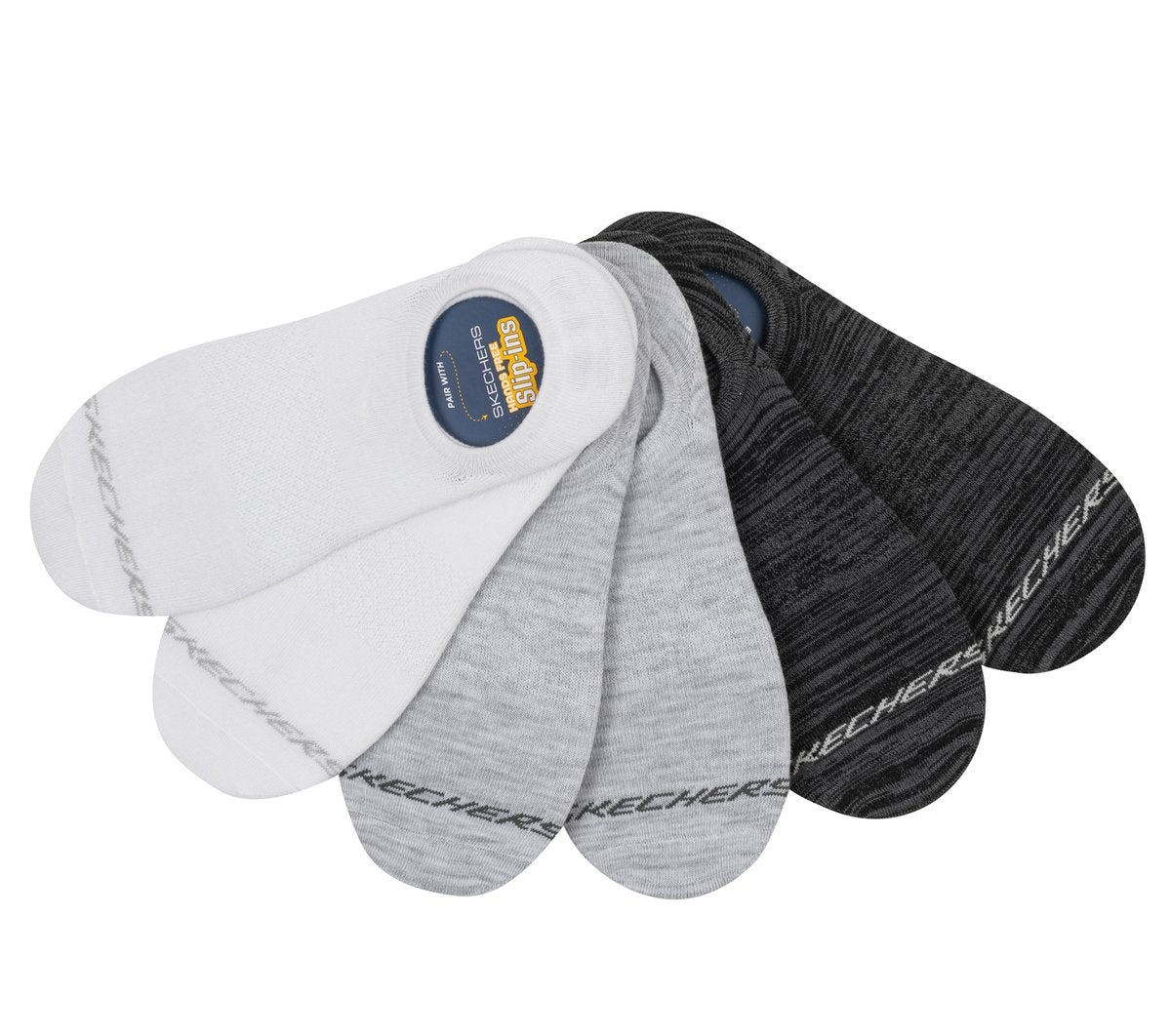 6 Pack Men's Sneaker Liner Socks / Skechers Men|Clothing