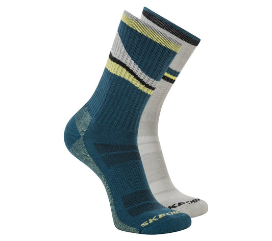 2 Pack Men's Crew Trail Socks / Skechers Men|Clothing