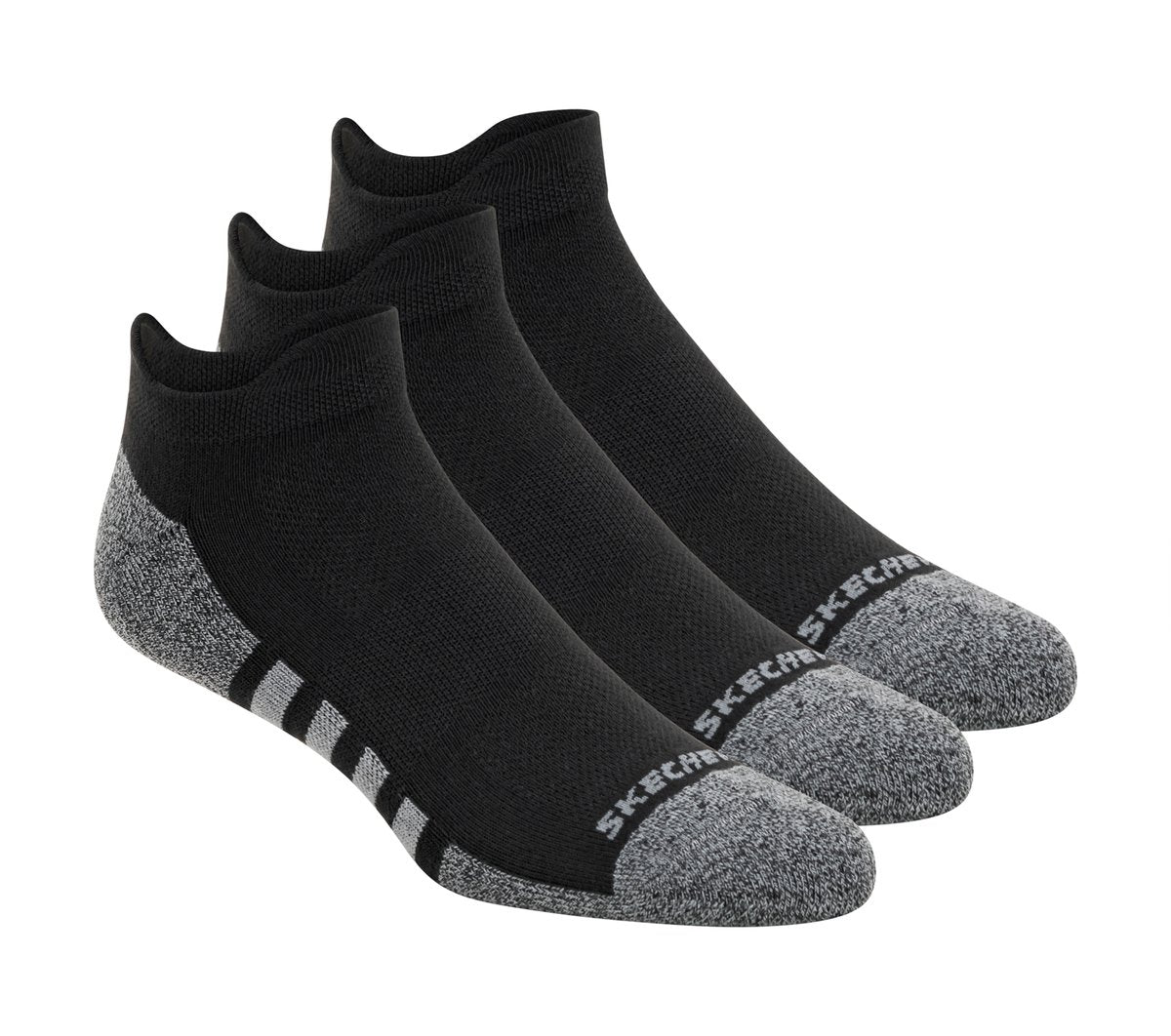 Lowcut Heel Tab Work Socks - 3 Pack / Skechers Men|Clothing