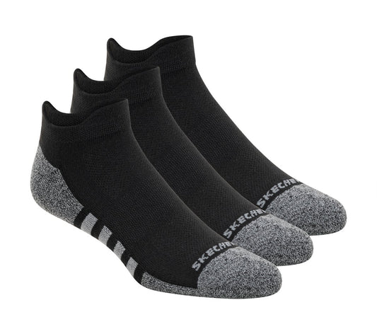 Lowcut Heel Tab Work Socks - 3 Pack / Skechers Men|Clothing