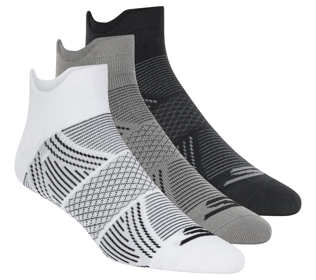 3 Pack Men's Performance Low Cut Pattern Socks / Skechers Men|Clothing
