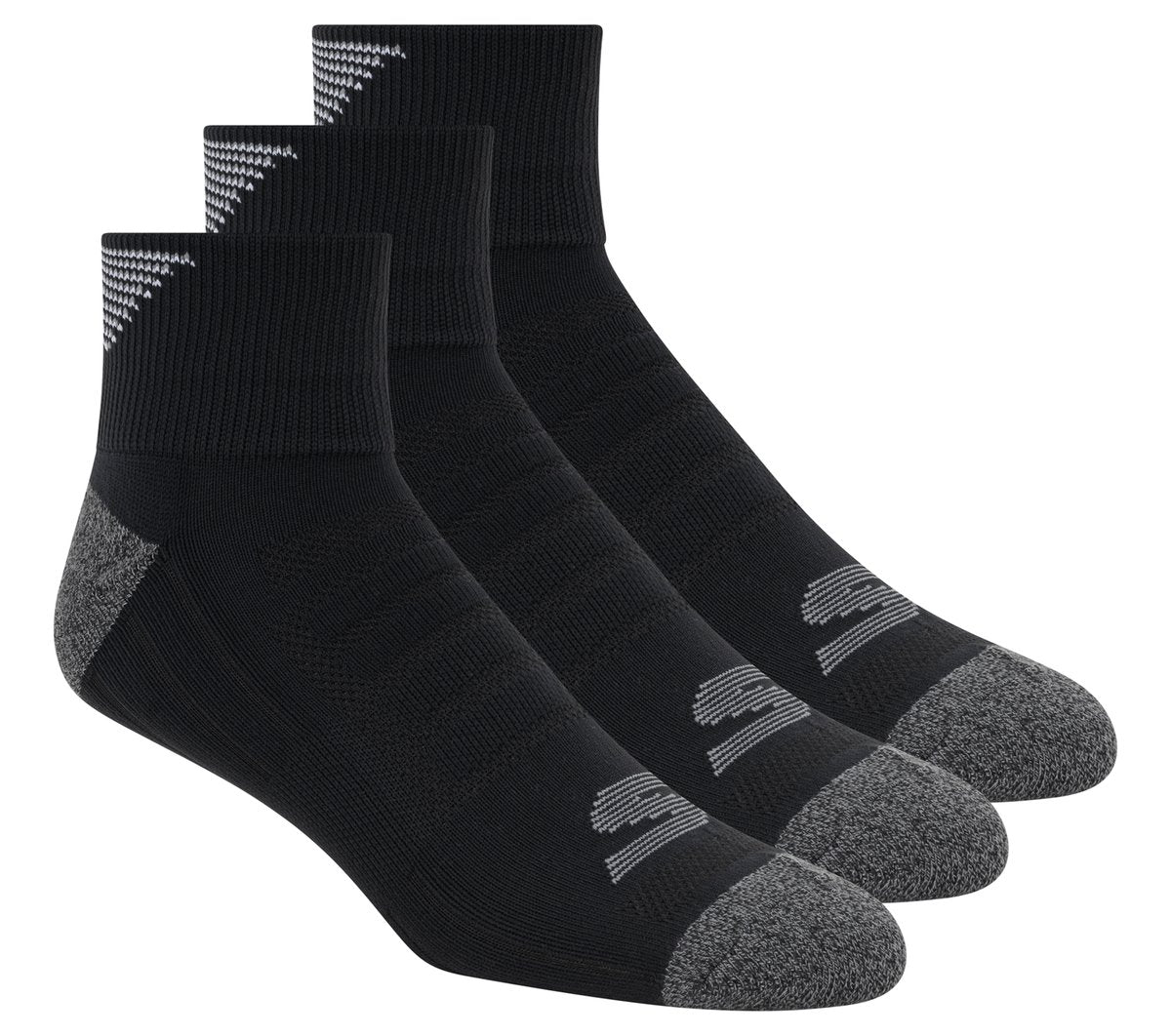 3 Pack Men's Half Terry Quarter Crew Socks / Skechers Men|Clothing