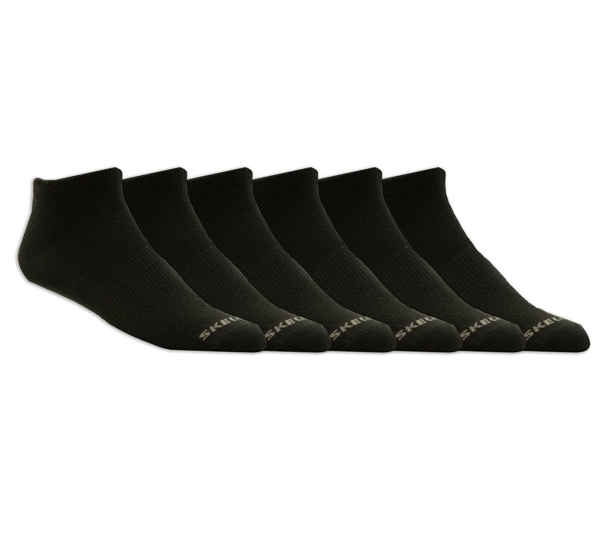 6 Pack Non Terry Low Cut Socks / Skechers Men|Clothing