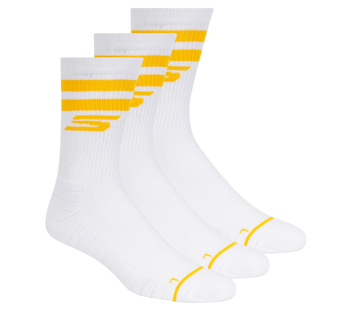 3 Pack Performance Pickleball Crew Socks / Skechers Men|Clothing