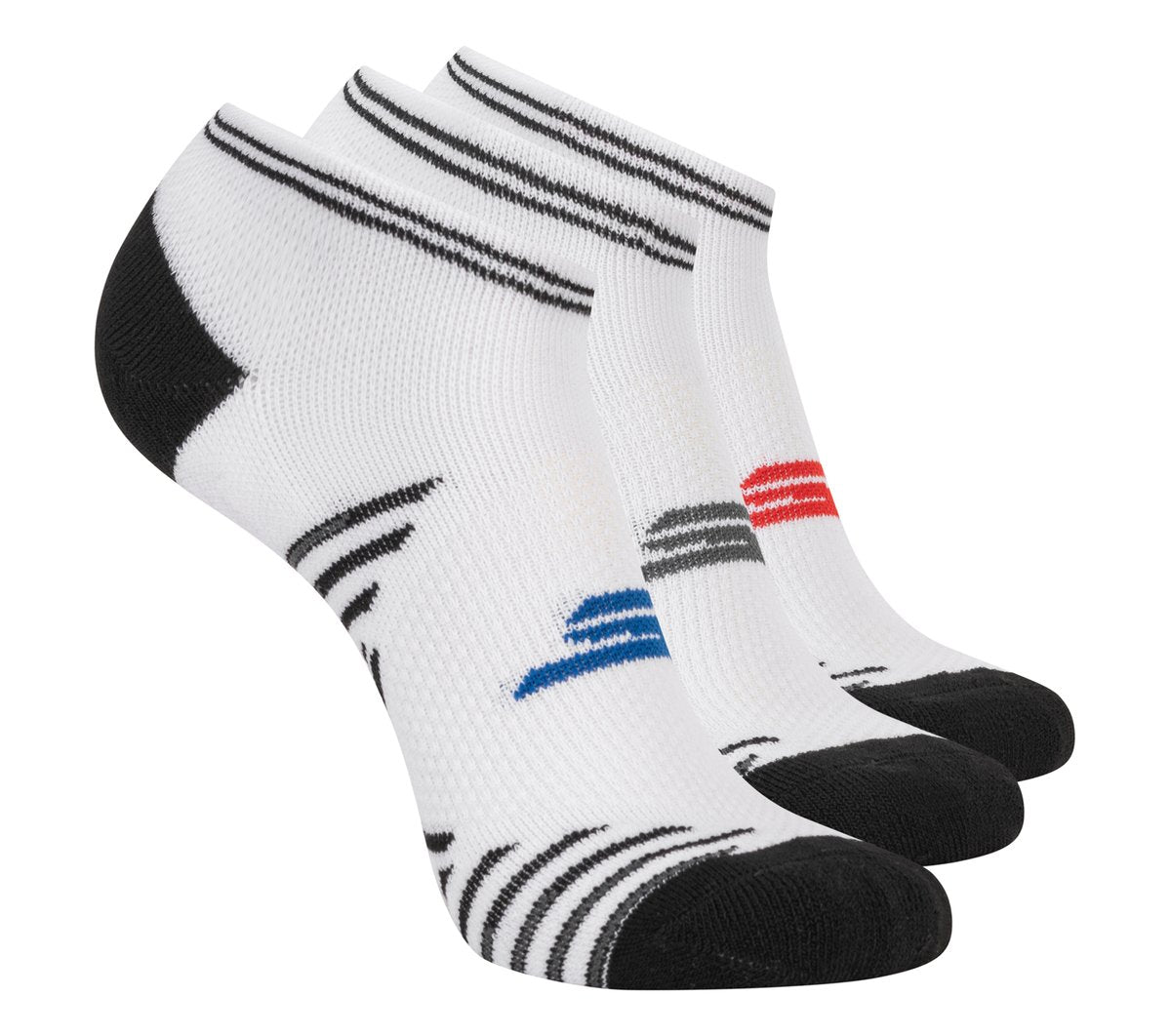 3 Pack Men's Performance Low Cut Running Socks / Skechers Men|Clothing