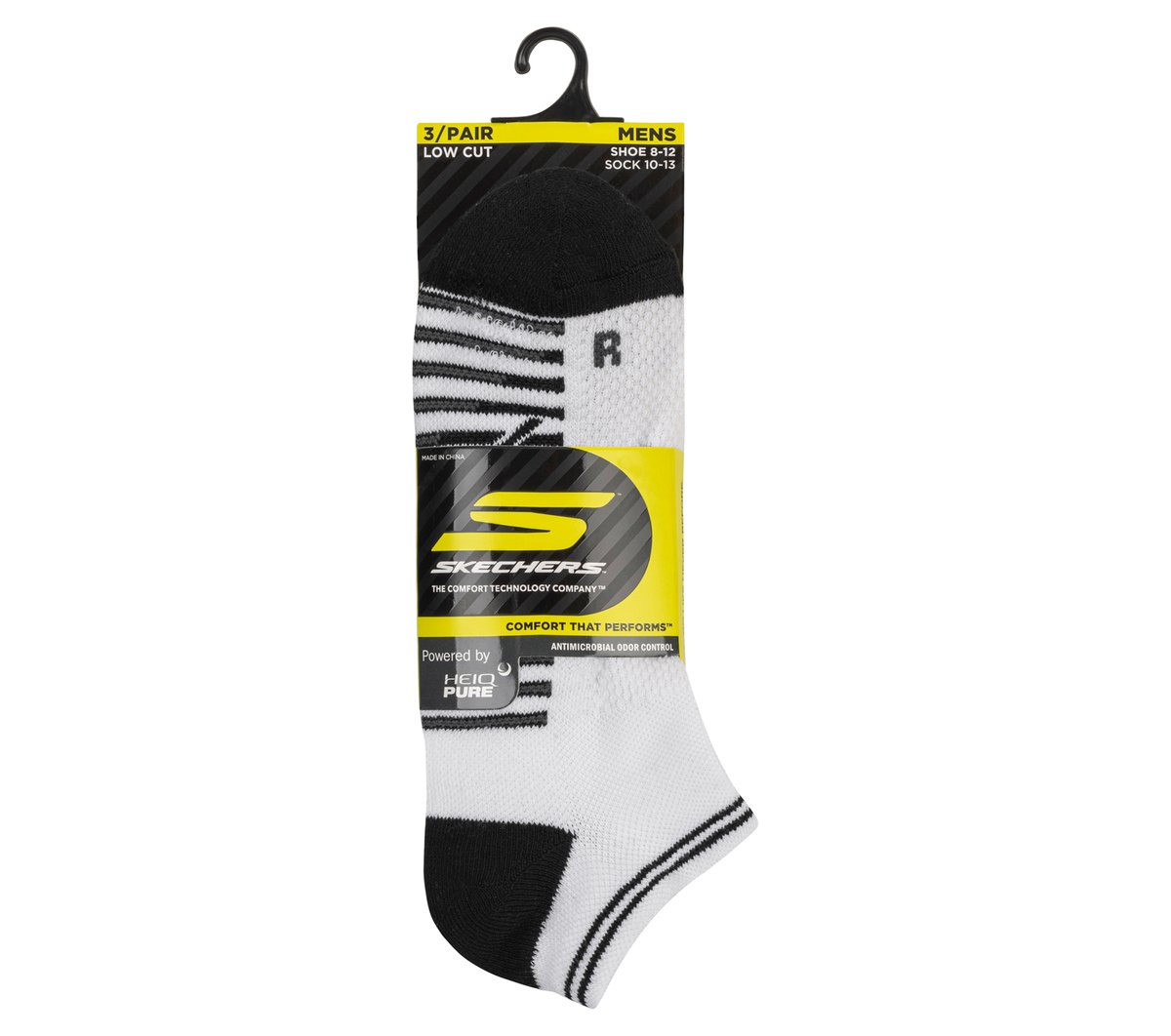 3 Pack Men's Performance Low Cut Running Socks / Skechers Men|Clothing