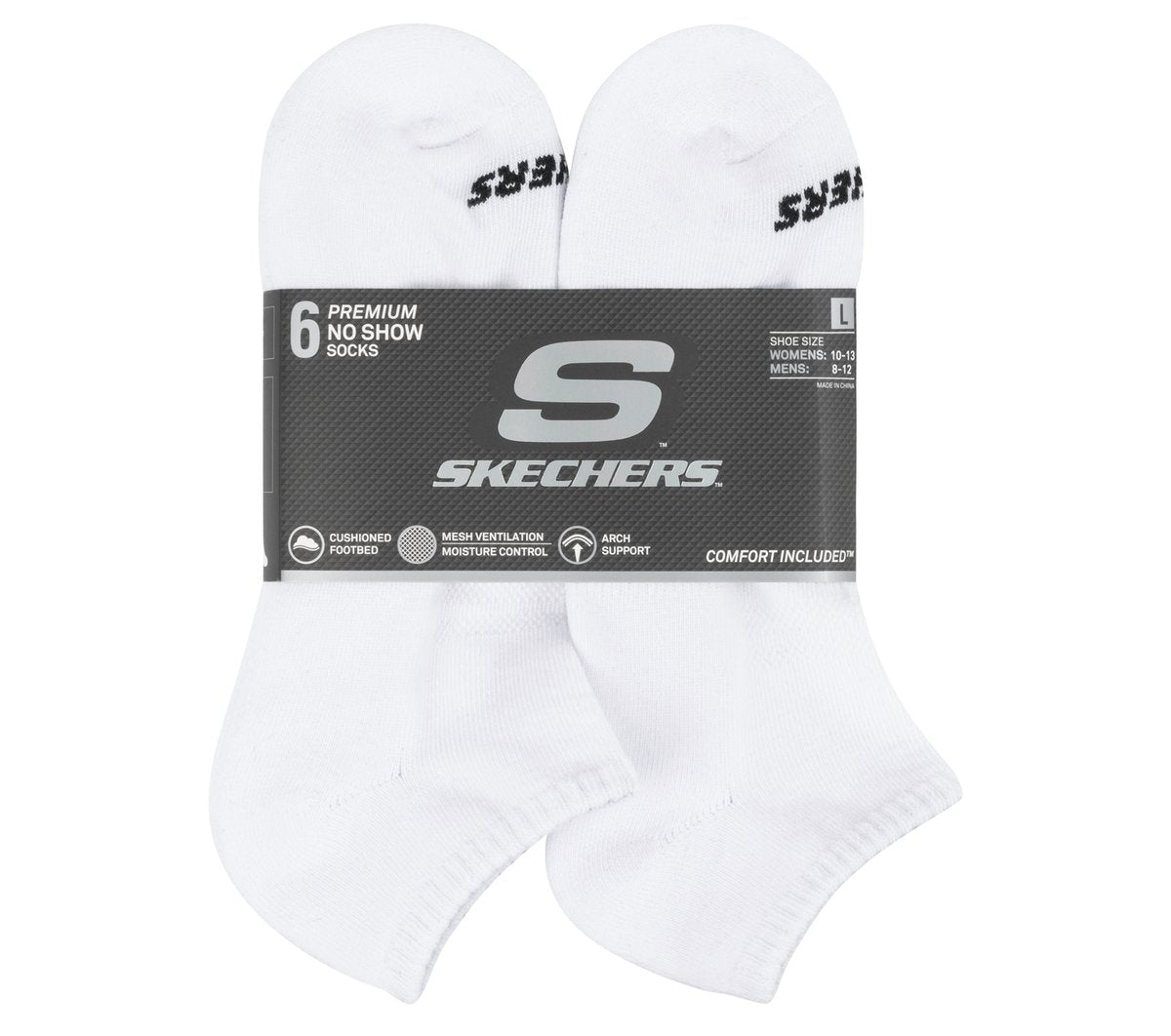 6 Pack Core Low Cut Large Socks / Skechers Men|Clothing