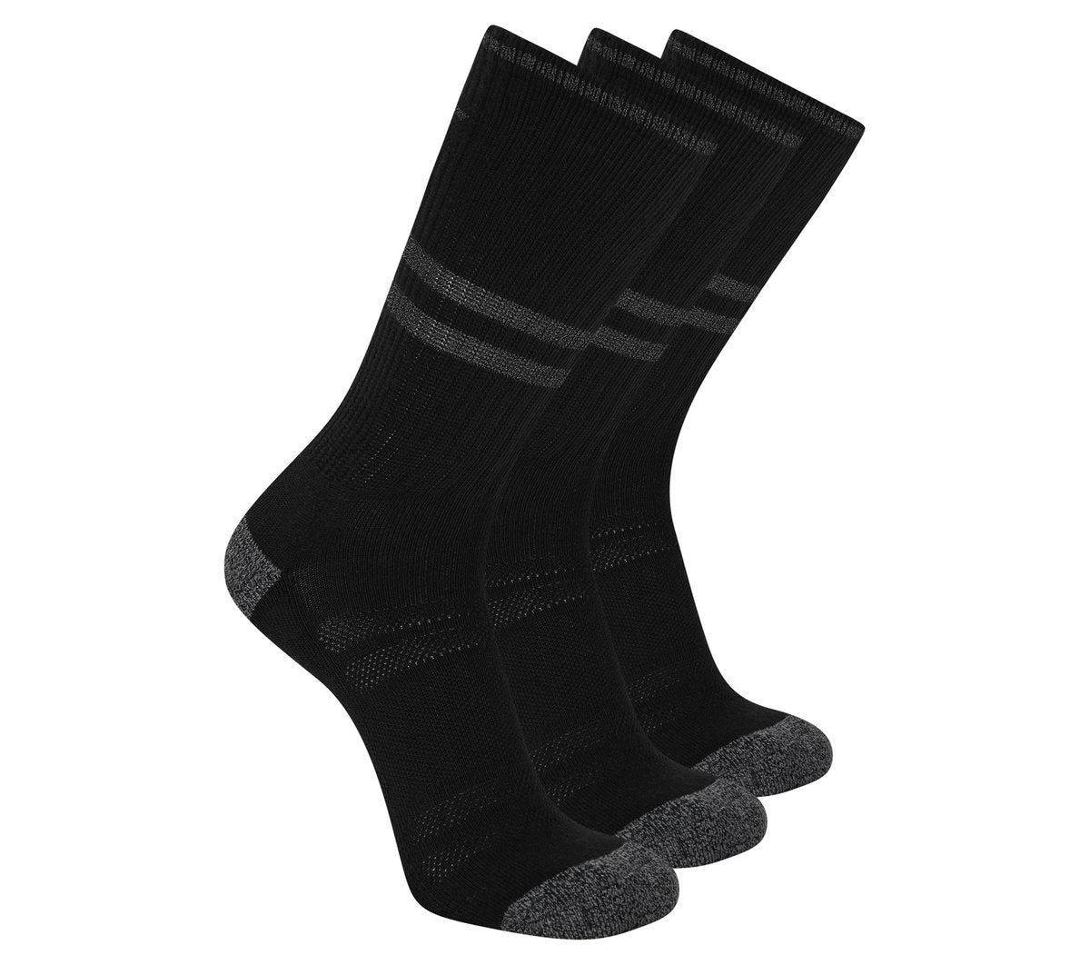 3 Pack Men's Reflective Performance Crew Socks / Skechers Men|Clothing