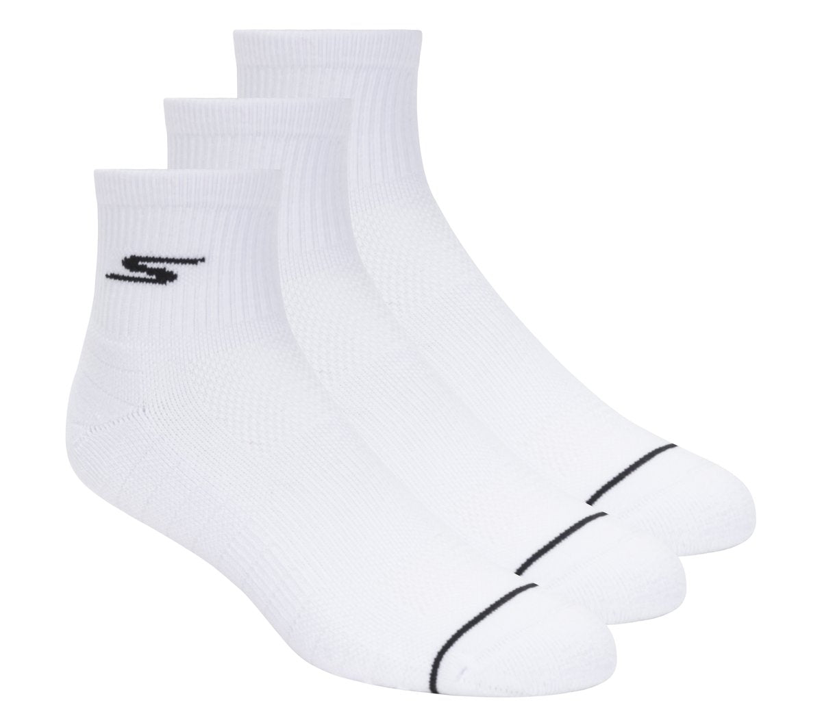 Quarter Premium Basic Socks - 3 Pack / Skechers Men|Clothing