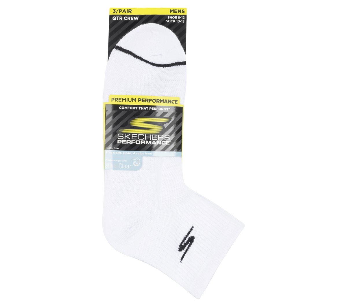 Quarter Premium Basic Socks - 3 Pack / Skechers Men|Clothing
