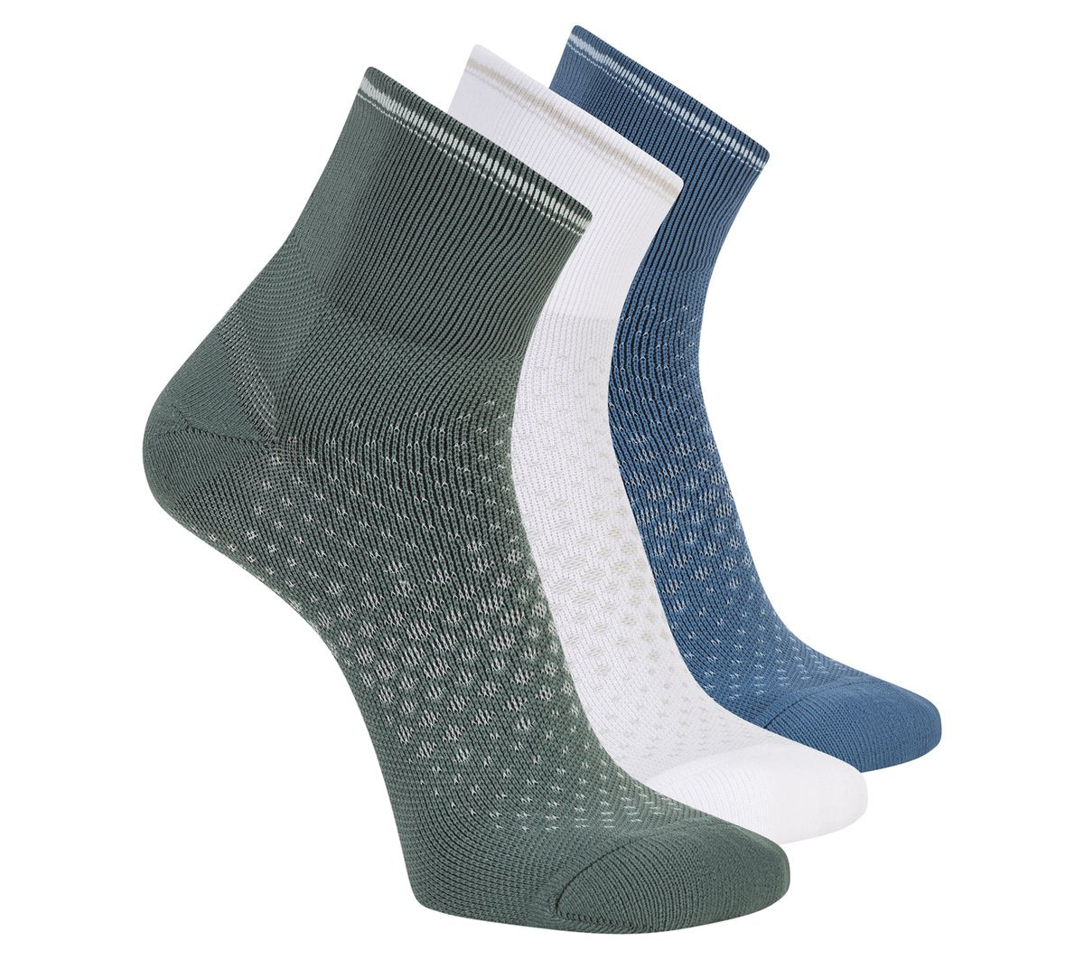 3 Pack Men's Performance Running Quarter Socks / Skechers Men|Clothing