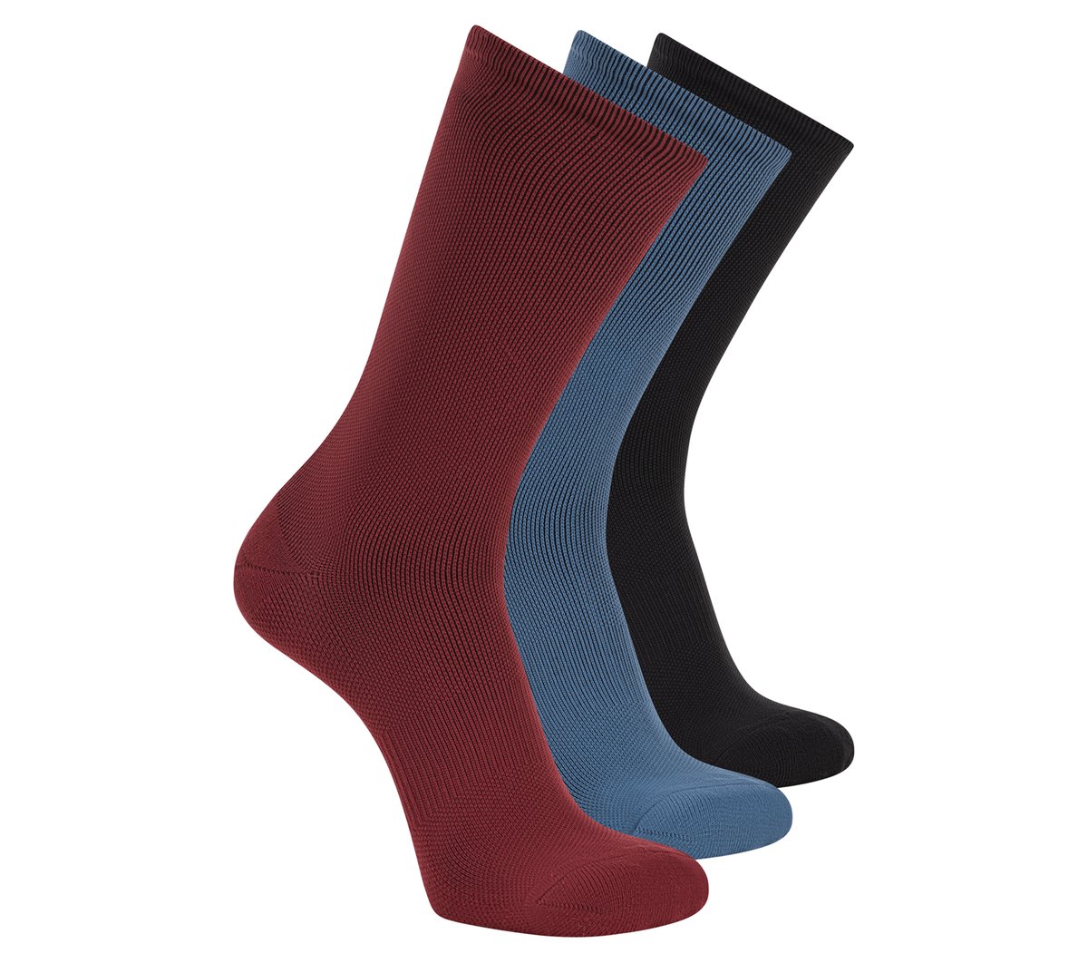 3 Pack Men's Reflective Performance Half Terry Crew Socks / Skechers Men|Clothing