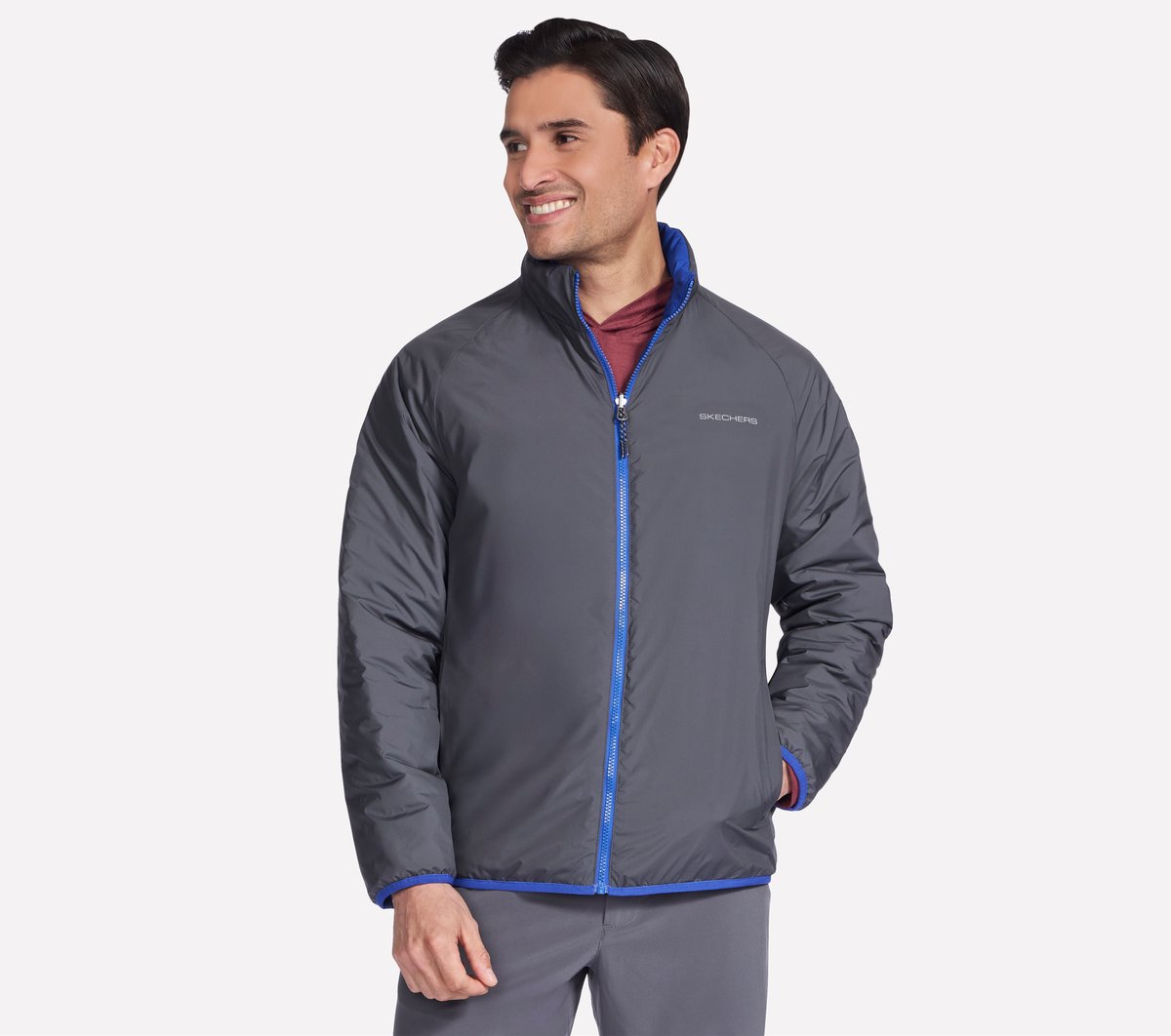 GO SHIELD Cozy Fit Altitude Reversible Jacket / Skechers Men
