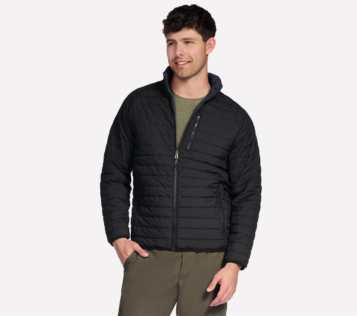 GO SHIELD Cozy Fit Altitude Reversible Jacket / Skechers Men