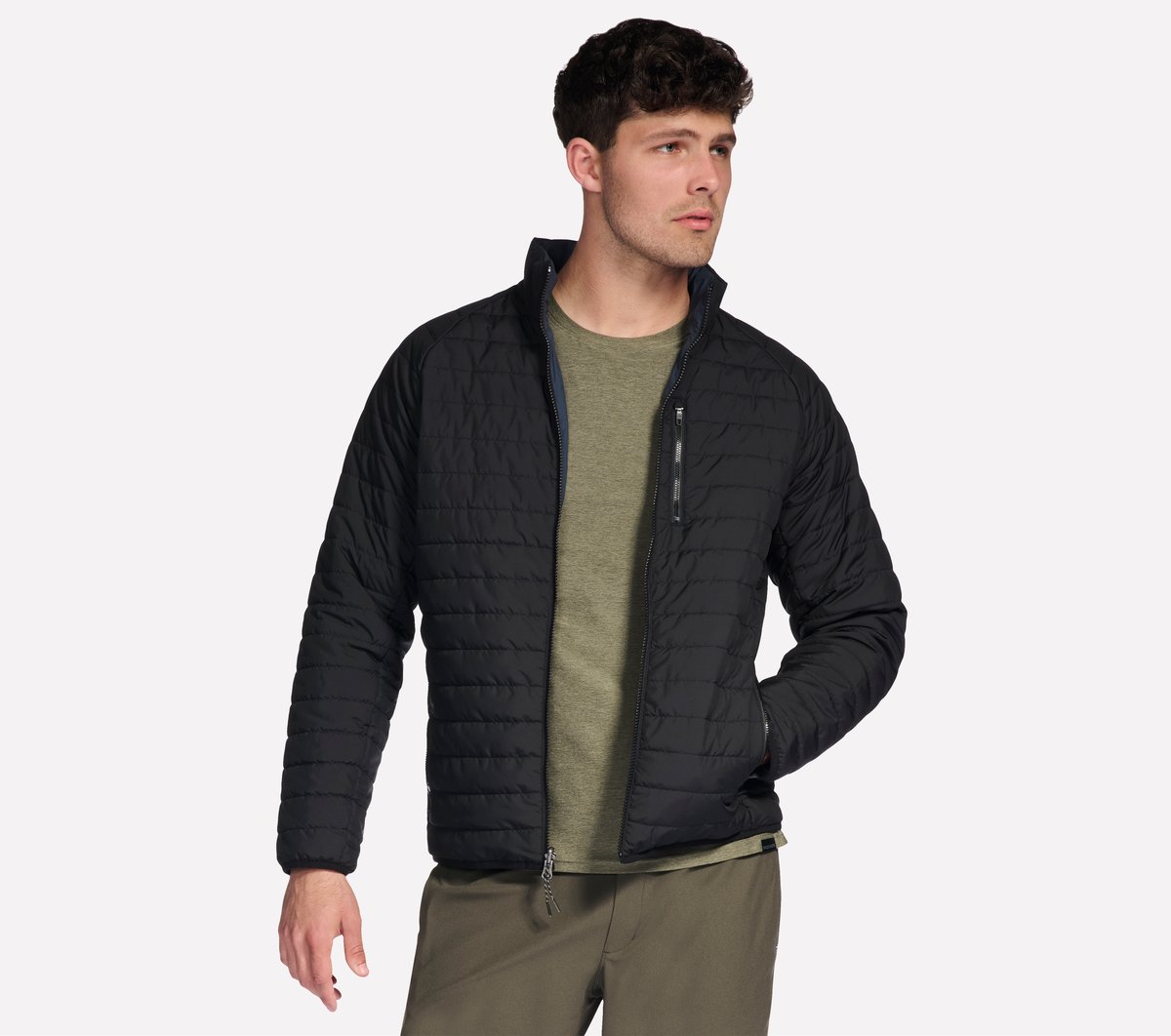 GO SHIELD Cozy Fit Altitude Reversible Jacket / Skechers Men
