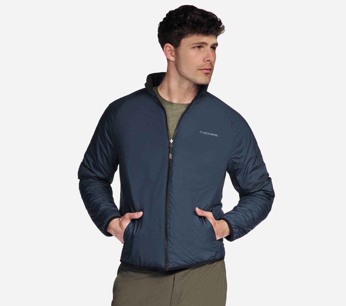GO SHIELD Cozy Fit Altitude Reversible Jacket / Skechers Men