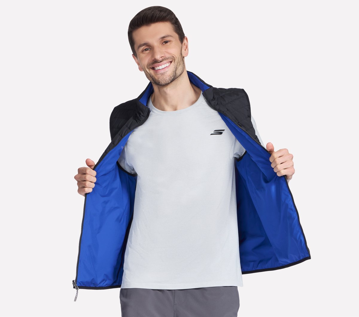 GO SHIELD Cozy Fit Altitude Reversible Vest / Skechers Men