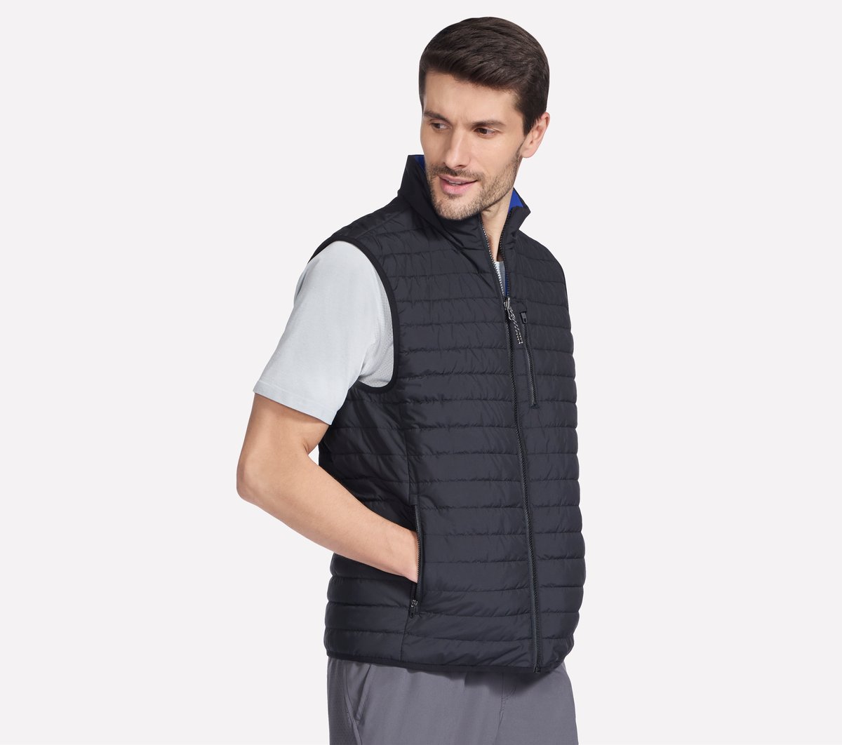 GO SHIELD Cozy Fit Altitude Reversible Vest / Skechers Men