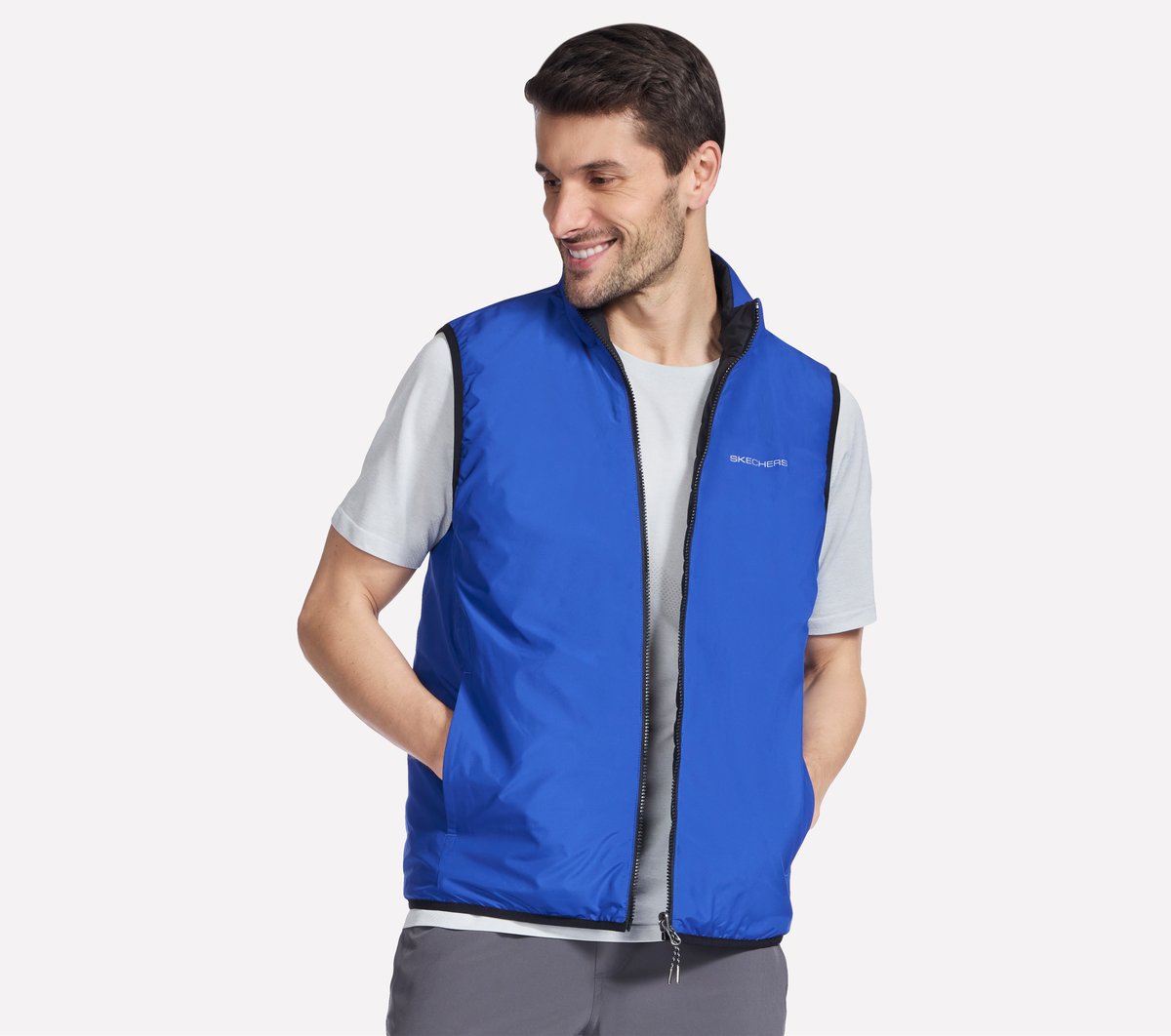GO SHIELD Cozy Fit Altitude Reversible Vest / Skechers Men
