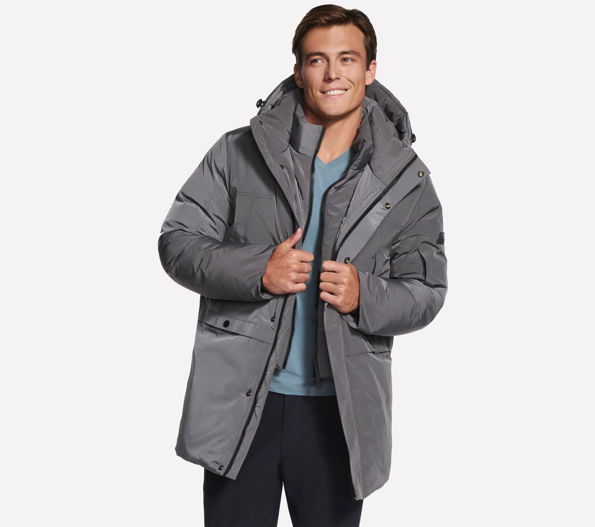 Non-Quilted Parka / Skechers Men