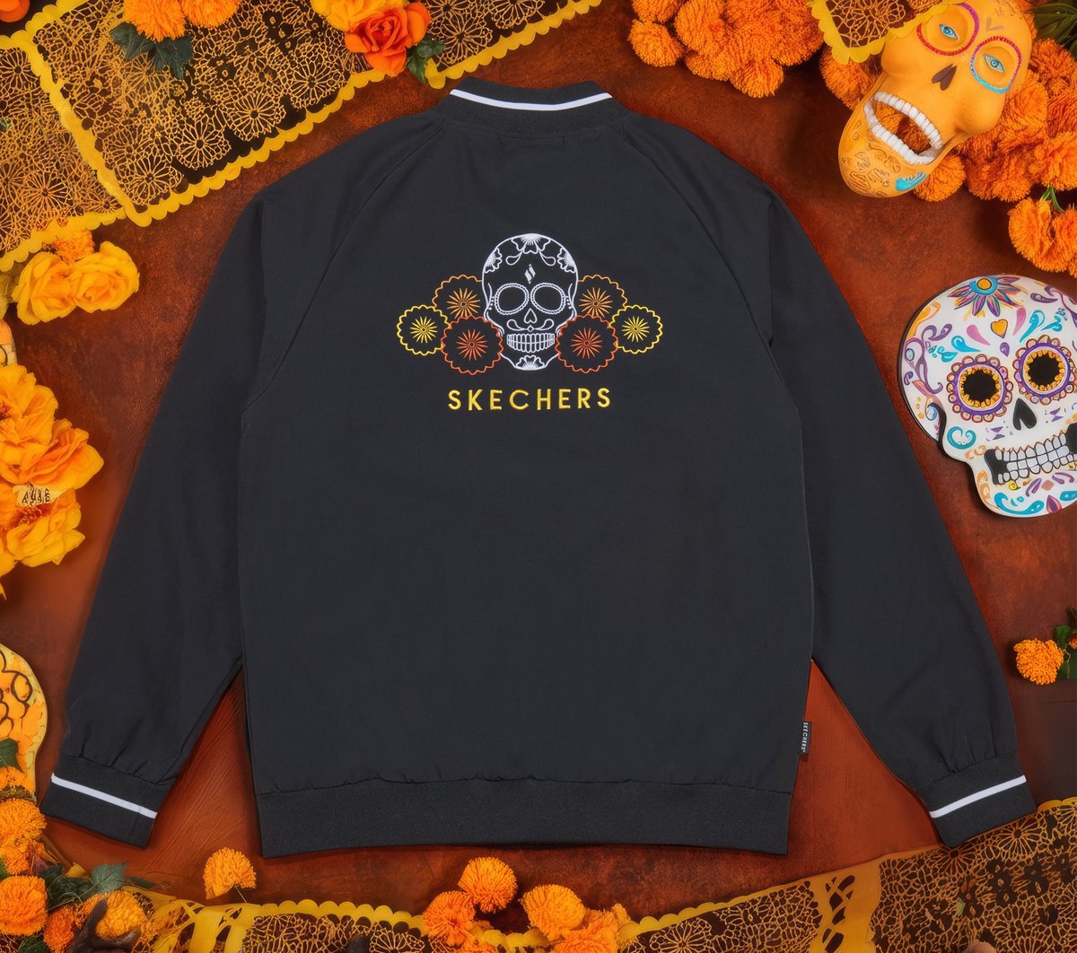 Dia de Muertos Bomber Jacket / Skechers Men
