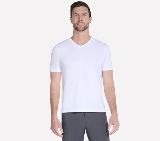 GO DRI Pima Short Sleeve V-Neck / Skechers Men