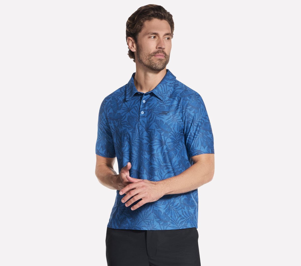 GO DRI All Day Printed Polo / Skechers Men