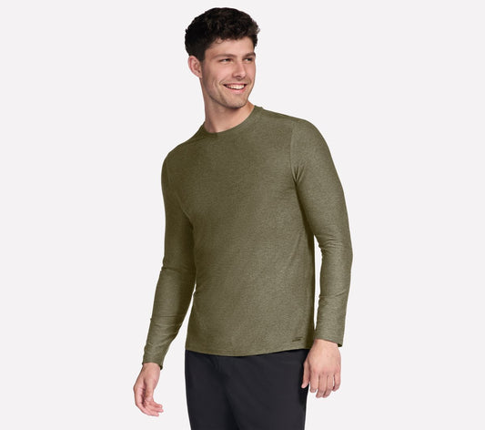 GO DRI All Day Long Sleeve Tee / Skechers Men