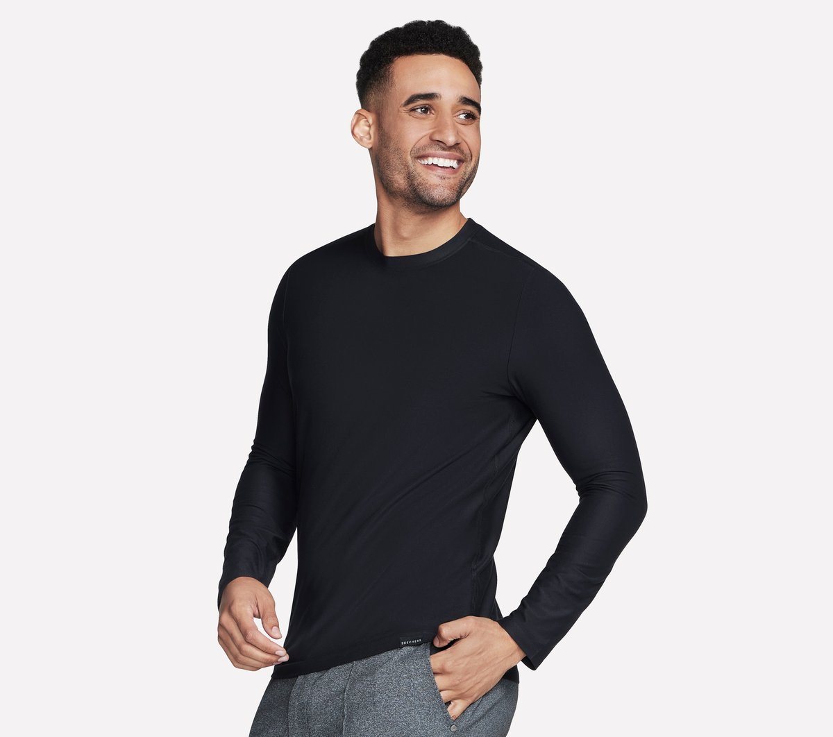 GO DRI All Day Long Sleeve Tee / Skechers Men