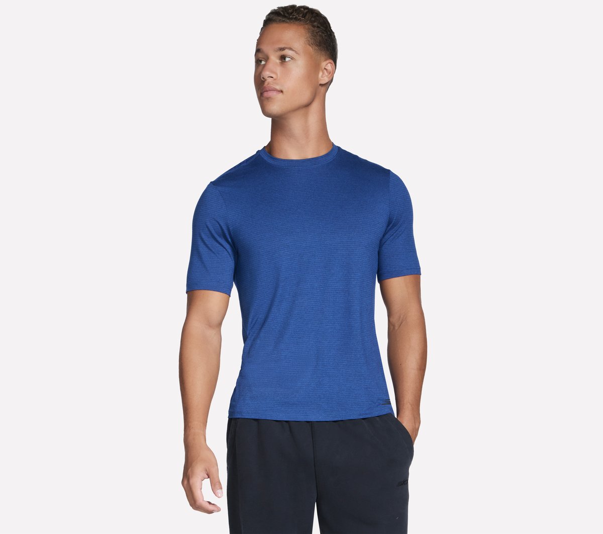 GO DRI All Day Stripe Tee / Skechers Men