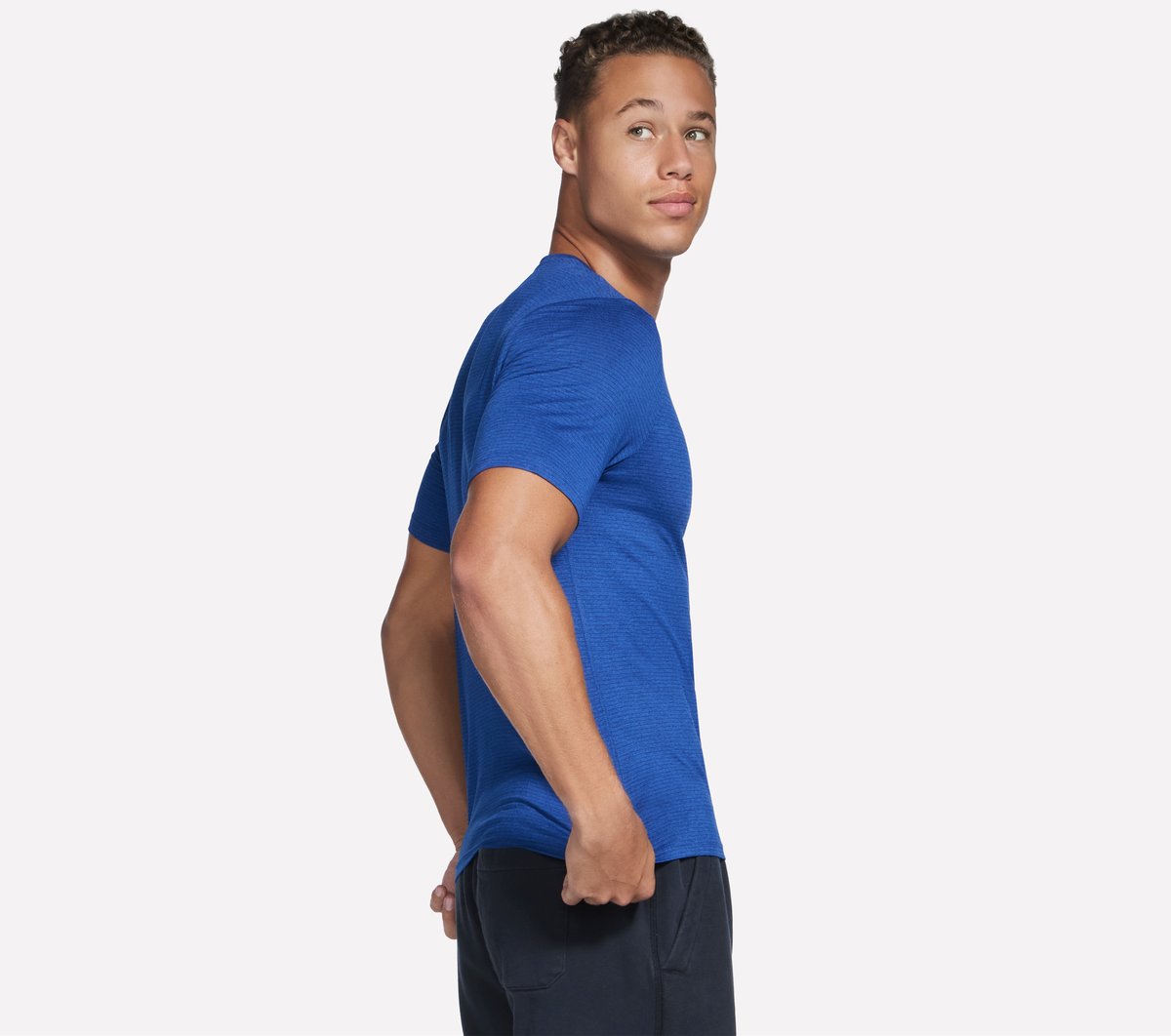 GO DRI All Day Stripe Tee / Skechers Men