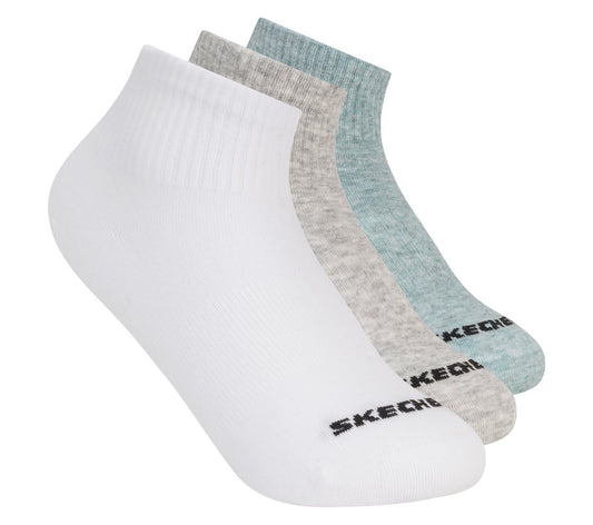 3 Pack Boys' Quarter Crew Cotton Socks / Skechers Kids|Clothing