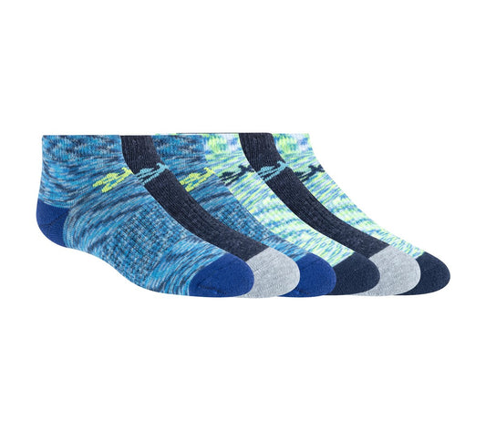 6 Pack Space Dye Low Cut Socks / Skechers Kids|Clothing